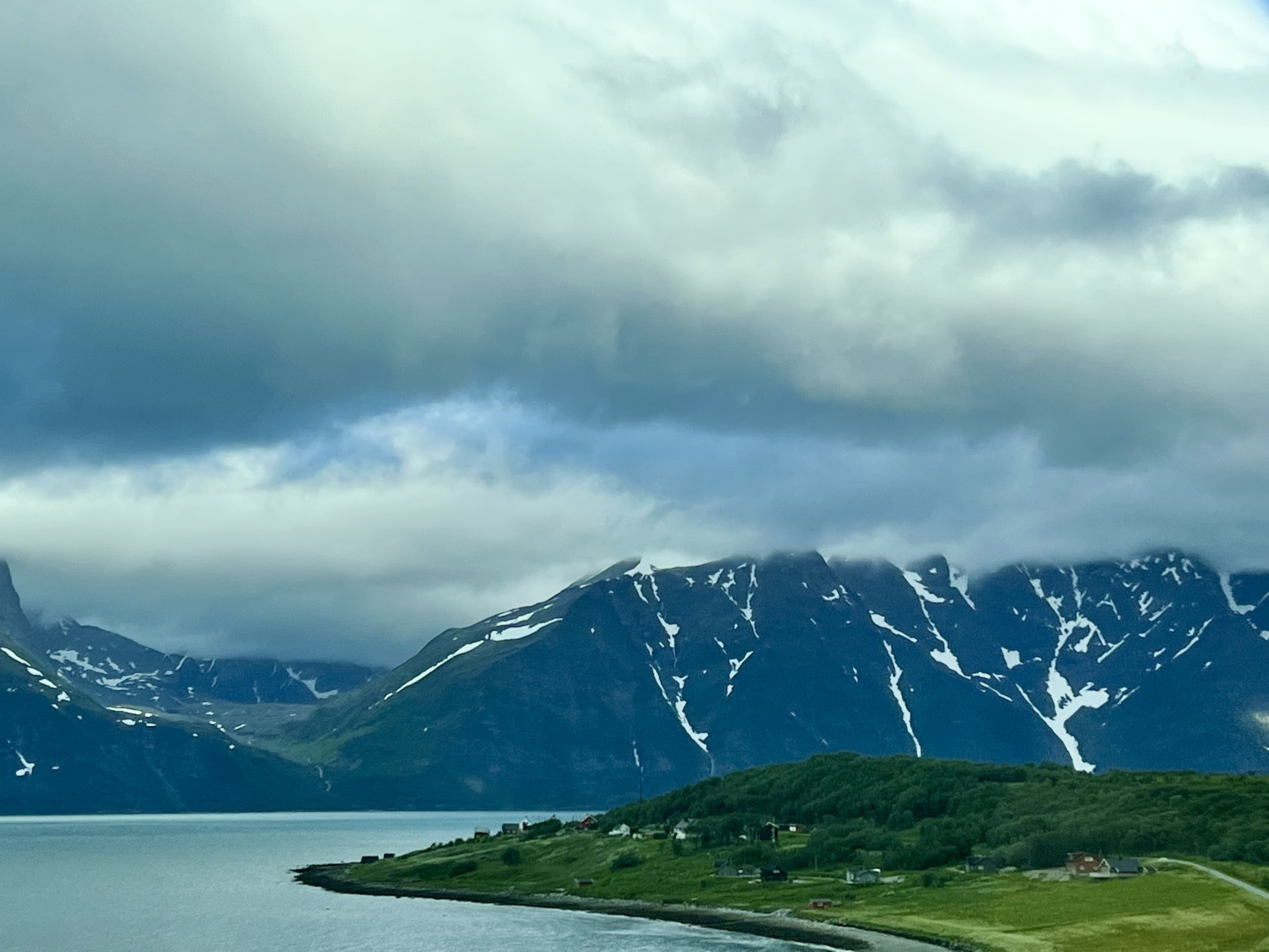 Fjord in spring